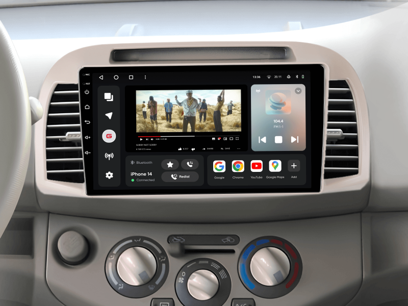 Buy Gazer T6009-K12 multimedia system to Nissan March (K12) 2002-2010