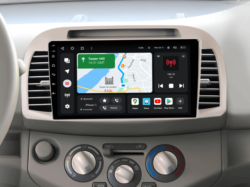 Buy Gazer T6009-K12 multimedia system to Nissan March (K12) 2002-2010