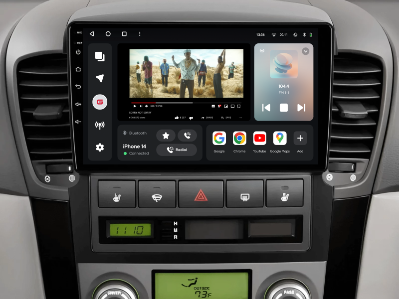 Buy Gazer T6009-KBL Multimedia System to Kia Sorento 1 (BL) 2002-2011