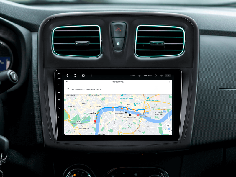 Buy Gazer T6009-L52 multimedia system to Renault Logan 2 (L52) 2012-2019, Sandero 2 2014-2019