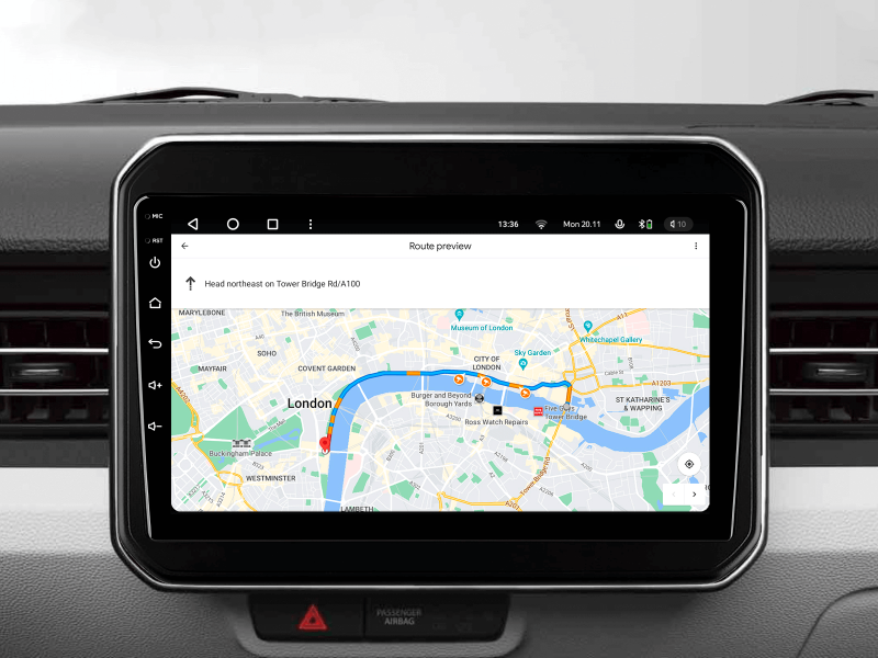 Buy Gazer T6009-MF Multimedia System to Suzuki Ignis (MF) 2016-2020