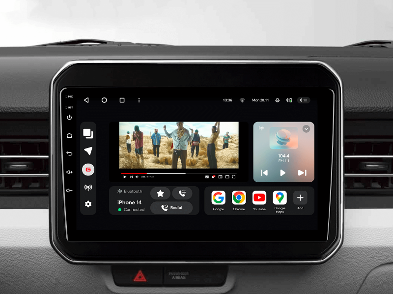 Buy Gazer T6009-MF Multimedia System to Suzuki Ignis (MF) 2016-2020