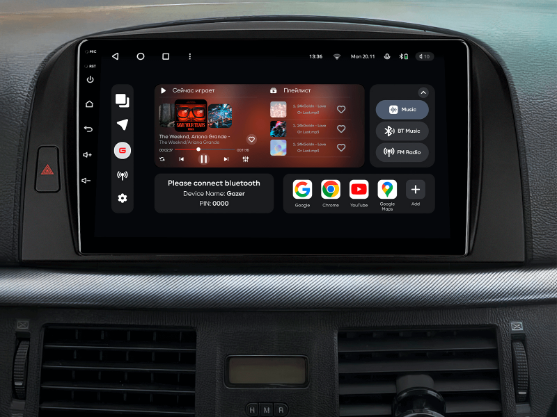 Buy Gazer T6009-NF Multimedia System to Hyundai Sonata 5 (NF) 2004-2008