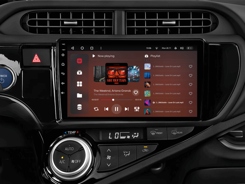 Buy Gazer T6009-NHP10 multimedia system to Toyota Aqua (NHP10) 2011-2017