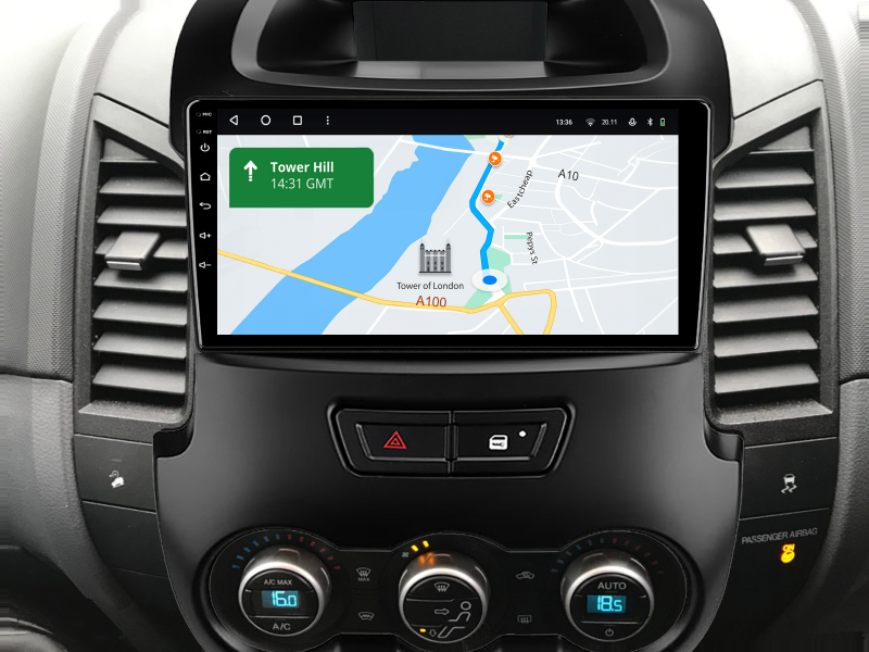 Buy Gazer T6009-P375 multimedia system to Ford Ranger 3 2011-2015