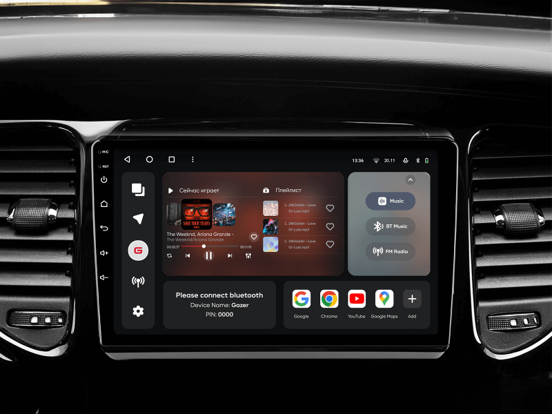 Buy Gazer T6009-PF Multimedia System to Dodge Dart 2012-2016