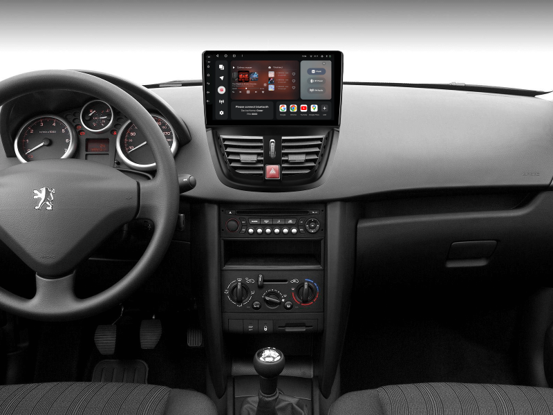 Buy Gazer T6009-PF1 multimedia system to Peugeot 207 2006-2015