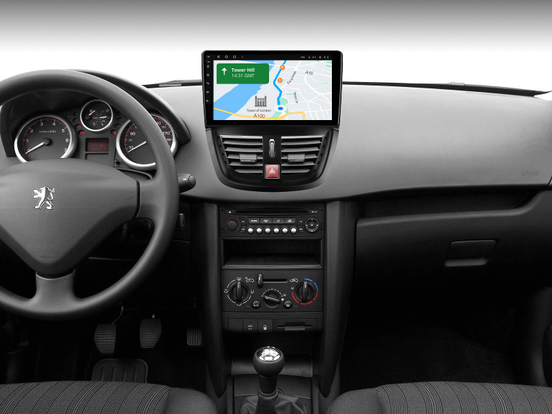 Buy Gazer T6009-PF1 multimedia system to Peugeot 207 2006-2015