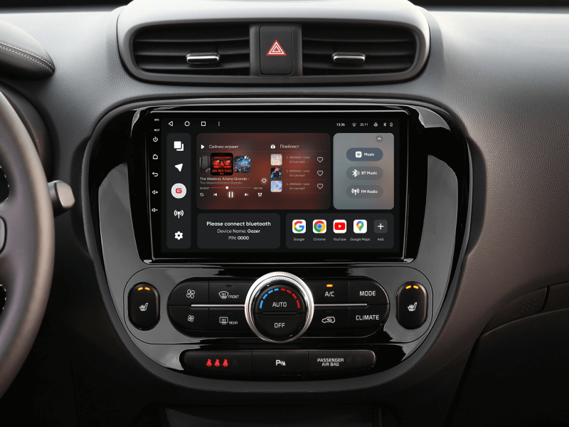 Buy Gazer T6009-PS Multimedia System to Kia Soul 2 (PS) 2013-2019