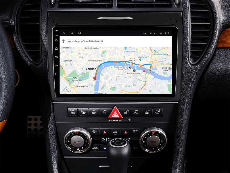 Buy Gazer T6009-R171 multimedia system to Mercedes-Benz Slk-Class (R171) 2004-2011