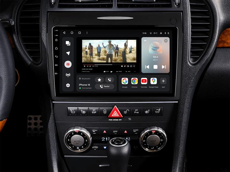 Buy Gazer T6009-R171 multimedia system to Mercedes-Benz Slk-Class (R171) 2004-2011