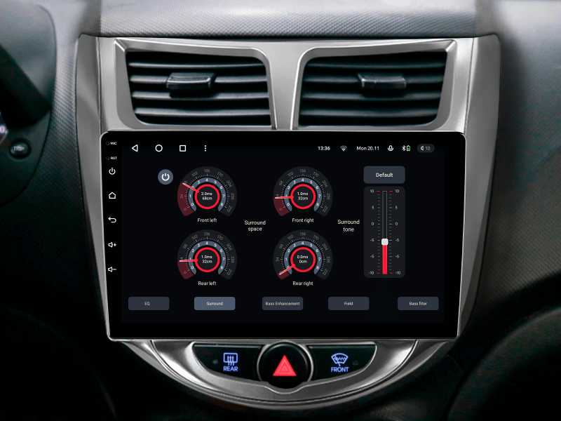 Buy Gazer T6009-Rb multimedia system to Hyundai Solaris 1 (Rb) 2010-2016