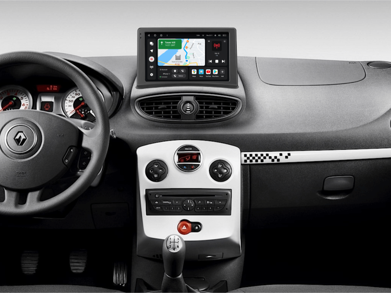 Buy Gazer T6009-RBR Multimedia System to Renault Clio 3 (Br) 2005-2014