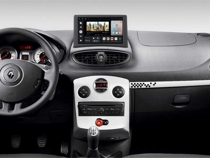 Buy Gazer T6009-RBR Multimedia System to Renault Clio 3 (Br) 2005-2014