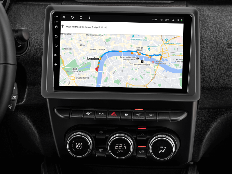 Buy Gazer T6009-Rhm Multimedia System to Renault Duster 2 (HM) 2020-2023, Arkana 1 2019-2023