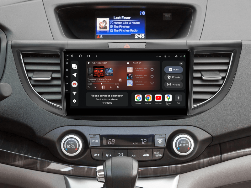 Buy Gazer T6009-RM/E multimedia system to Honda Cr-V 4 (RM, RE) 2011-2018