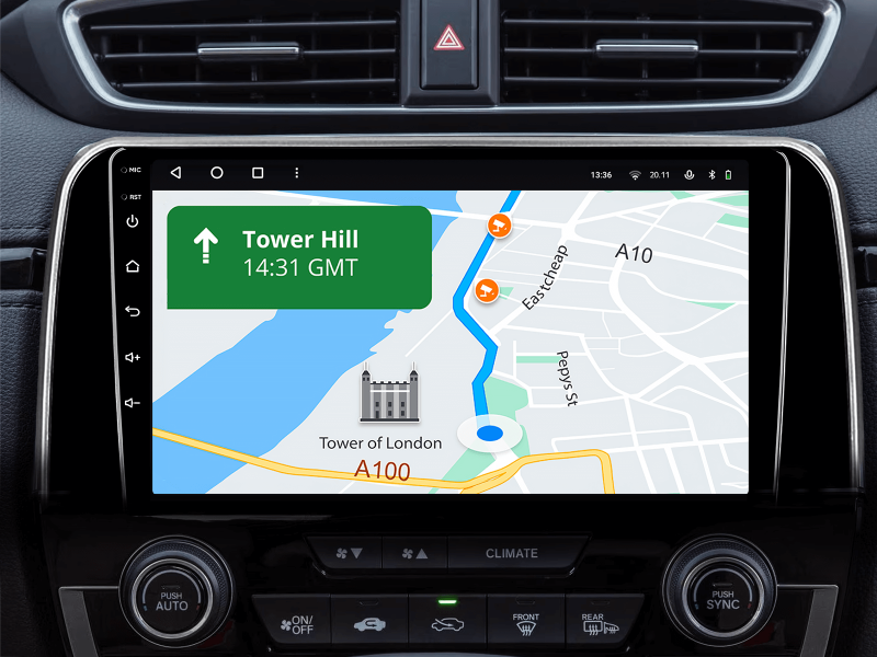 Buy Gazer T6009-RW multimedia system to Honda Cr-V 5 (RT, RW) 2016-2018