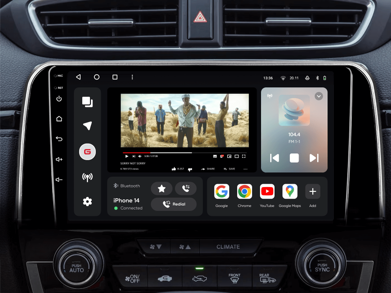 Buy Gazer T6009-RW multimedia system to Honda Cr-V 5 (RT, RW) 2016-2018