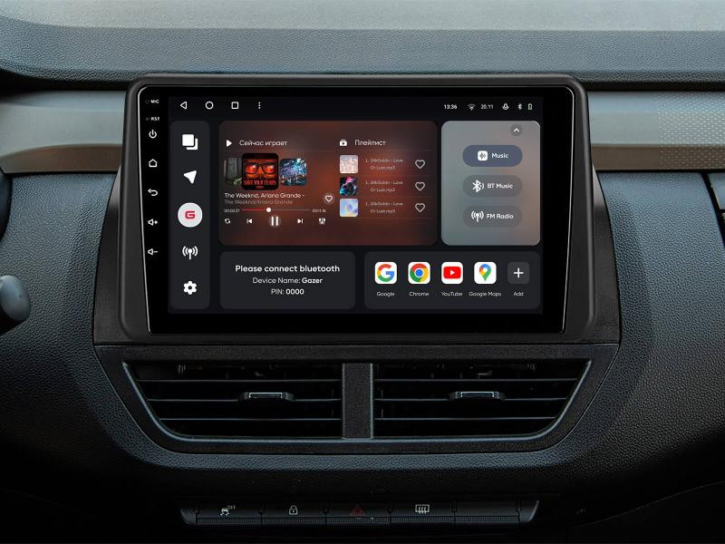 Buy Gazer T6009-RZ multimedia system to Renault Kiger 2021