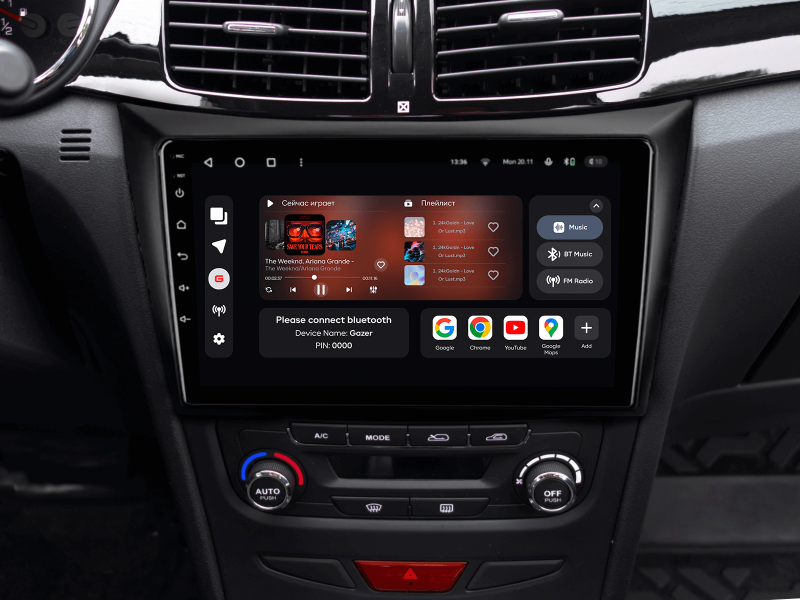 Buy Gazer T6009-S30 Multimedia System to Dongfeng S30, H30 Cross 1 2011-2018