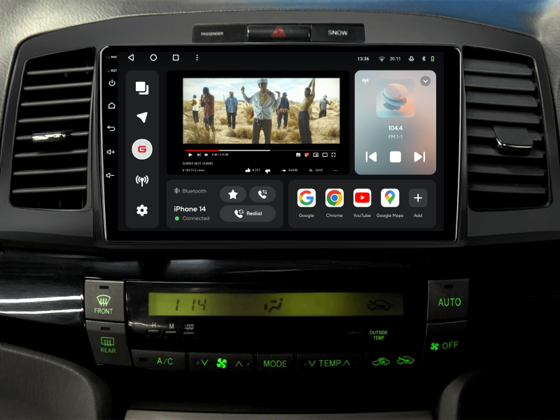 Buy Gazer T6009-T240 multimedia system to Toyota Premio, Allion (T240) 2001-2007