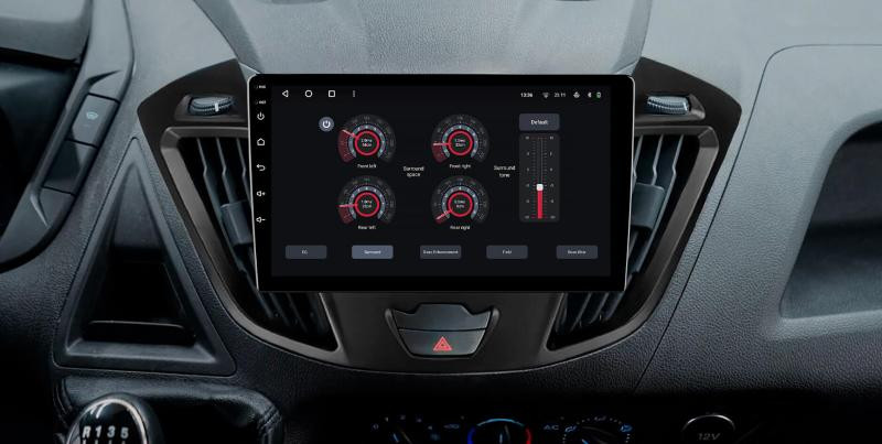 Buy Gazer T6009-TRN multimedia system to Ford Tourneo Custom 1, Transit 2012-2021