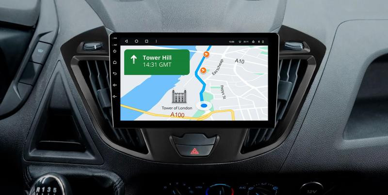 Buy Gazer T6009-TRN multimedia system to Ford Tourneo Custom 1, Transit 2012-2021