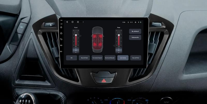 Buy Gazer T6009-TRN multimedia system to Ford Tourneo Custom 1, Transit 2012-2021