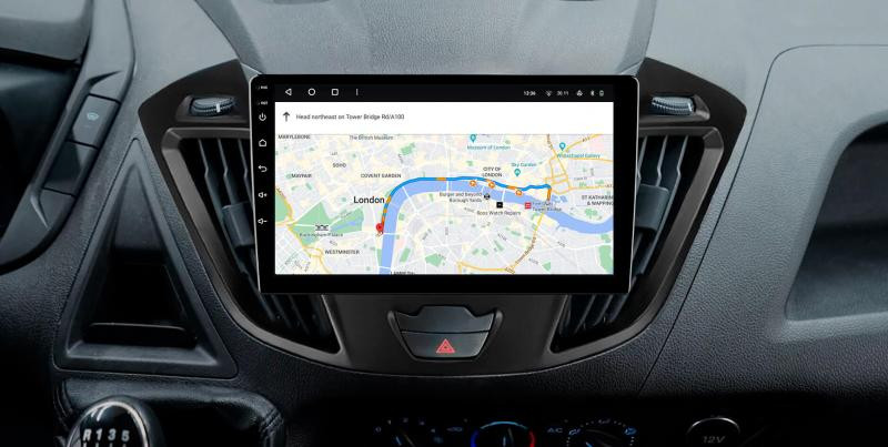 Buy Gazer T6009-TRN multimedia system to Ford Tourneo Custom 1, Transit 2012-2021