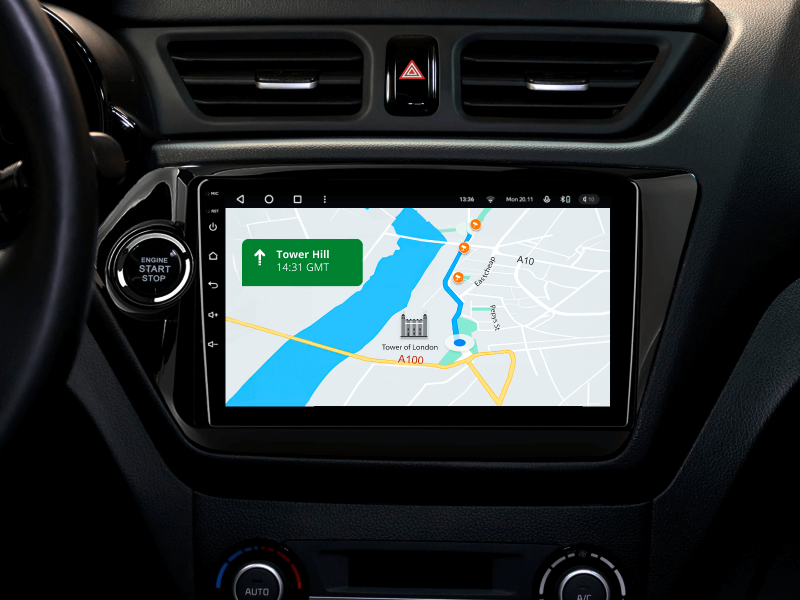 Buy Gazer T6009-OU Multimedia System to Kia Rio 3 (UB) 2011-2016