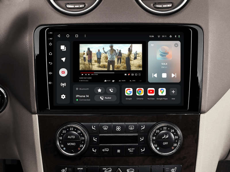 Buy Gazer T6009-W164 multimedia system to Mercedes-Benz ML, GL, ML350, GL320 (W164, X164) 2005-2009