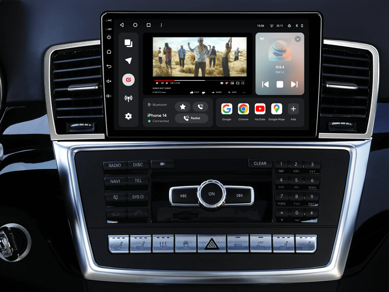 Buy Gazer T6009-W166 multimedia system to Mercedes-Benz ML, (W166) 2011-2015