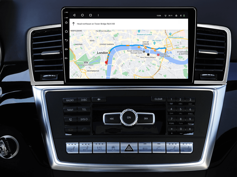 Buy Gazer T6009-W166 multimedia system to Mercedes-Benz ML, (W166) 2011-2015