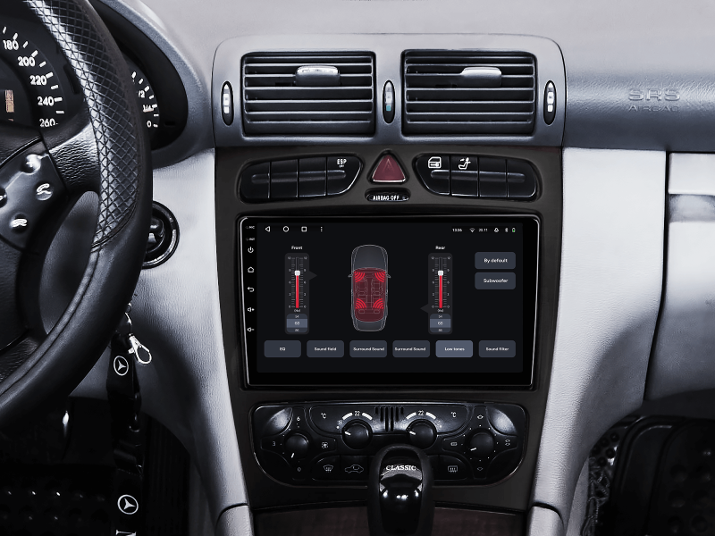 Buy Gazer T6009-W203 multimedia system to Mercedes-Benz C-Class (S203, Cl203, W203) 2000-2004