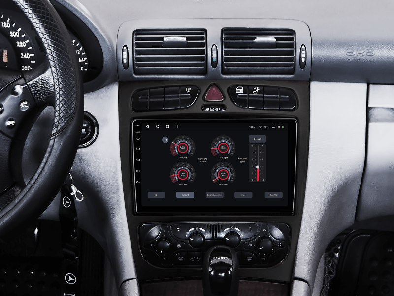 Buy Gazer T6009-W203 multimedia system to Mercedes-Benz C-Class (S203, Cl203, W203) 2000-2004