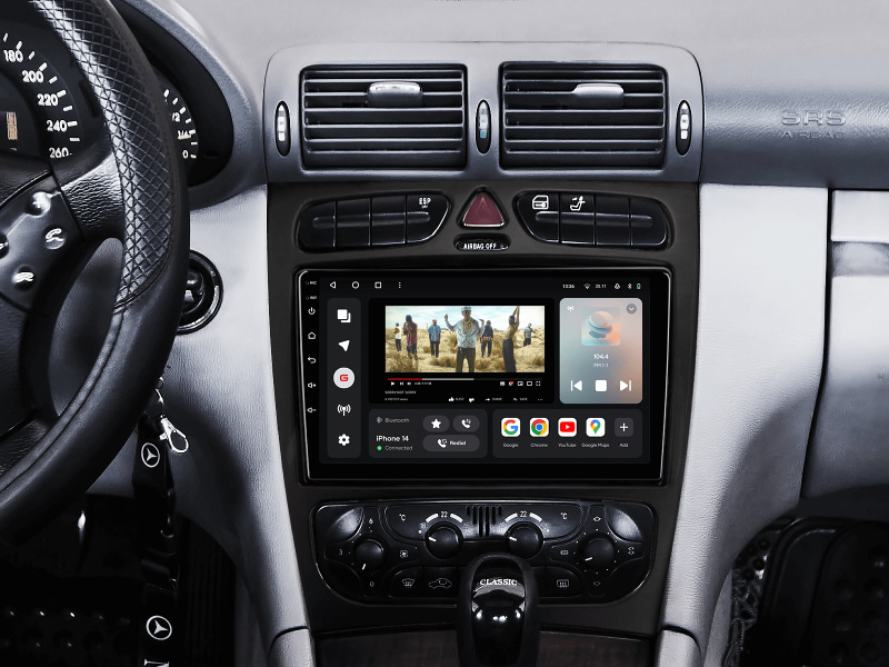 Buy Gazer T6009-W203 multimedia system to Mercedes-Benz C-Class (S203, Cl203, W203) 2000-2004