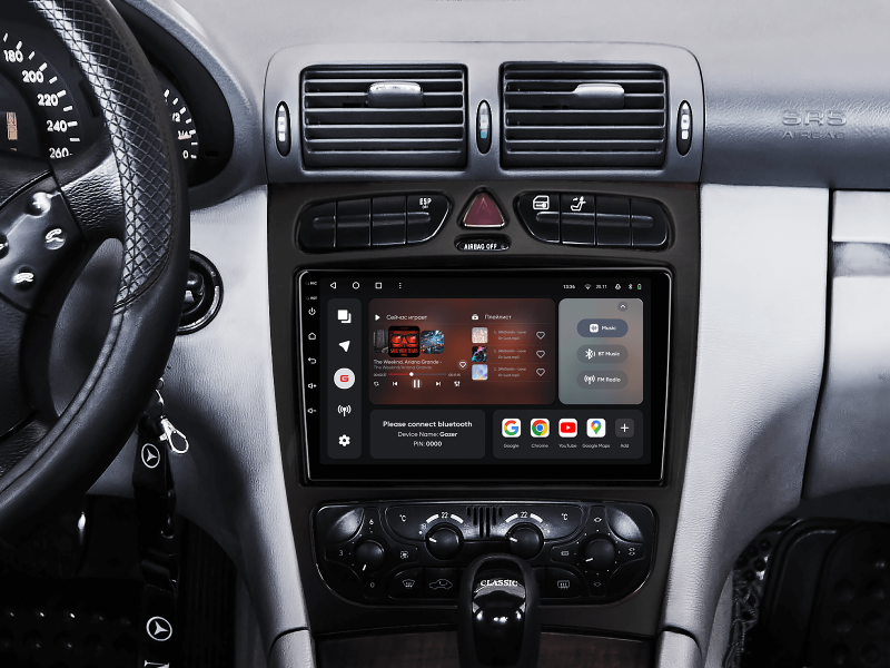 Buy Gazer T6009-W203 multimedia system to Mercedes-Benz C-Class (S203, Cl203, W203) 2000-2004