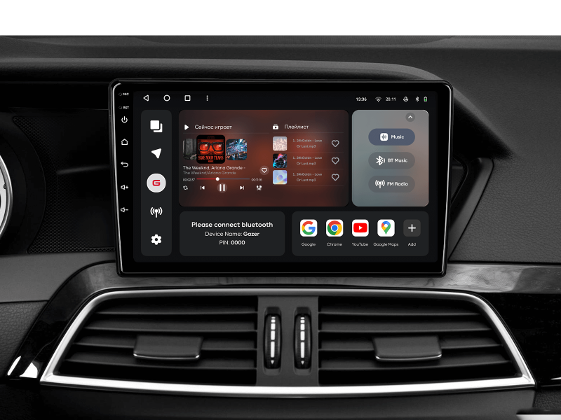 Купити Мультимедійна система Gazer T6009-W204F до Mercedes-Benz C-Class 3 (W204, C204, S204) 2011-2015