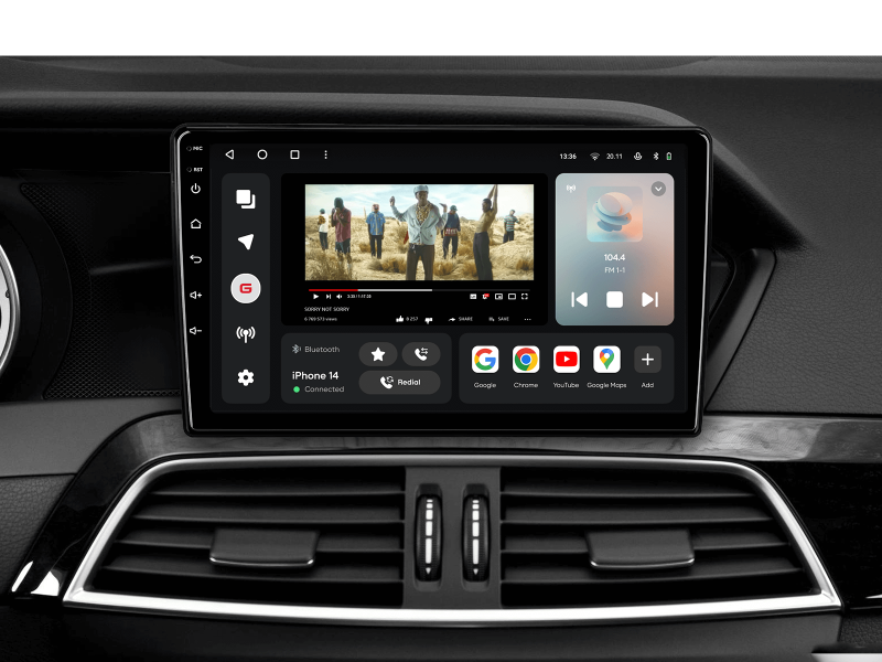 Купити Мультимедійна система Gazer T6009-W204F до Mercedes-Benz C-Class 3 (W204, C204, S204) 2011-2015