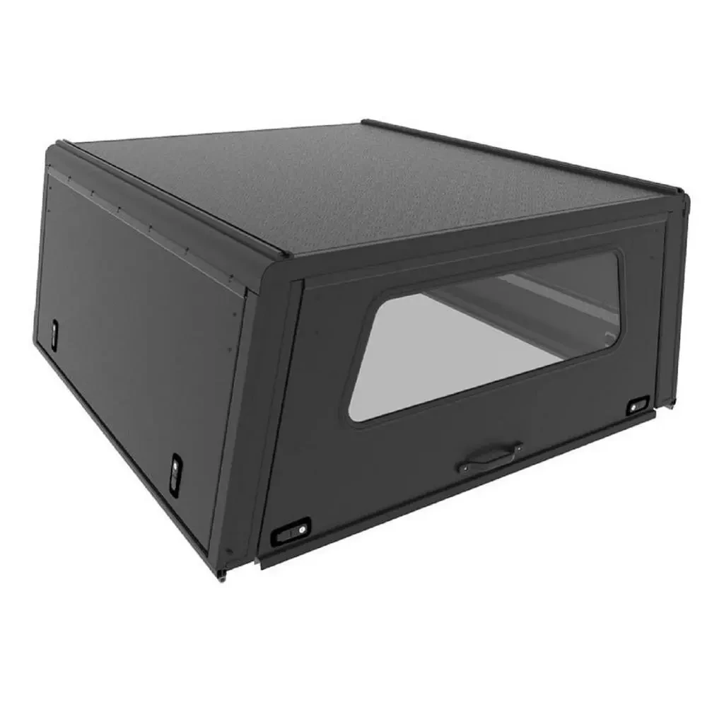 Купить Кунг Alu-Cab для Toyota LC 79 от 1984 черный рифленый с дверями AC-C-D-TL79-E-BT