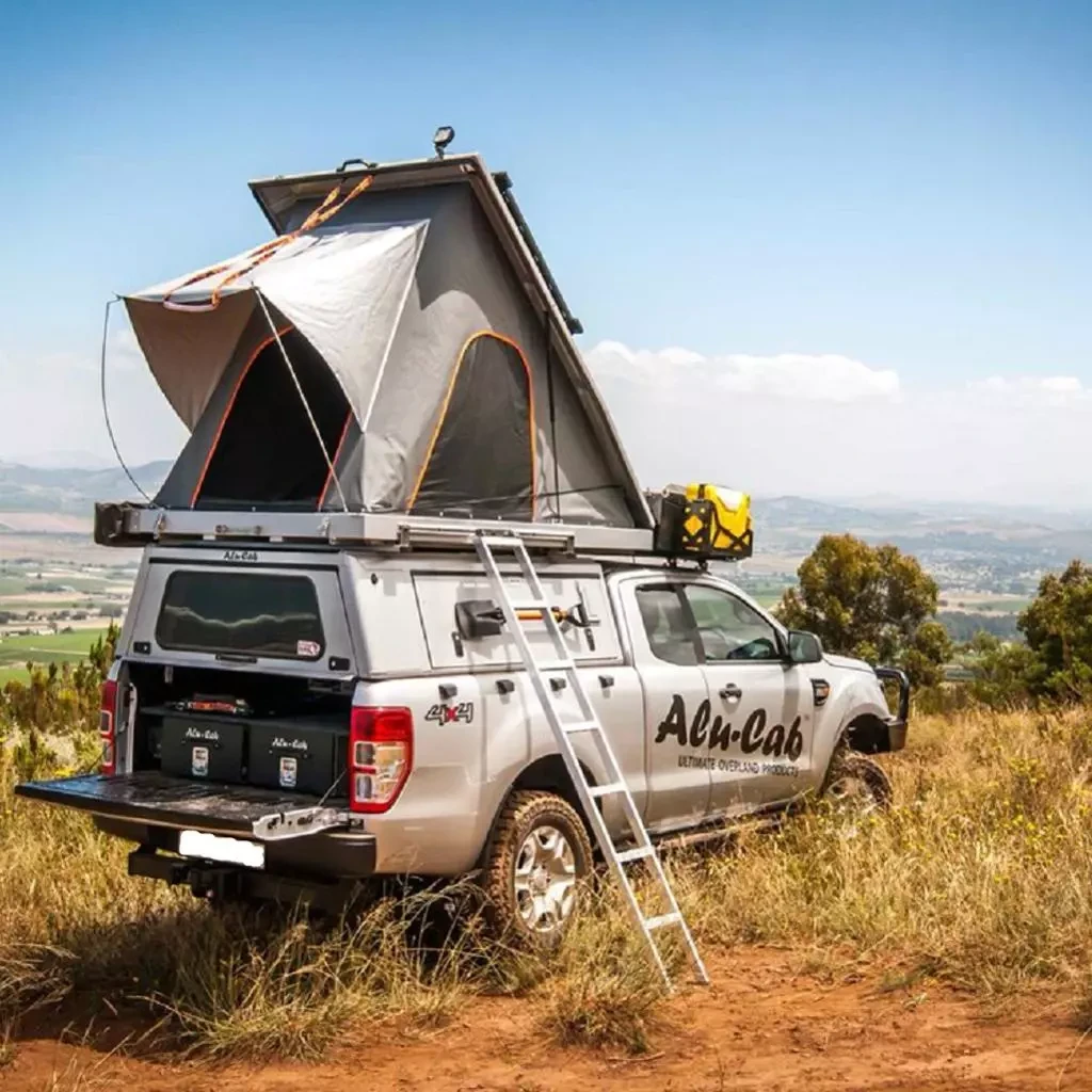 Купить Кунг Alu-Cab для Ford Ranger от 2012 с гладкими дверями серый