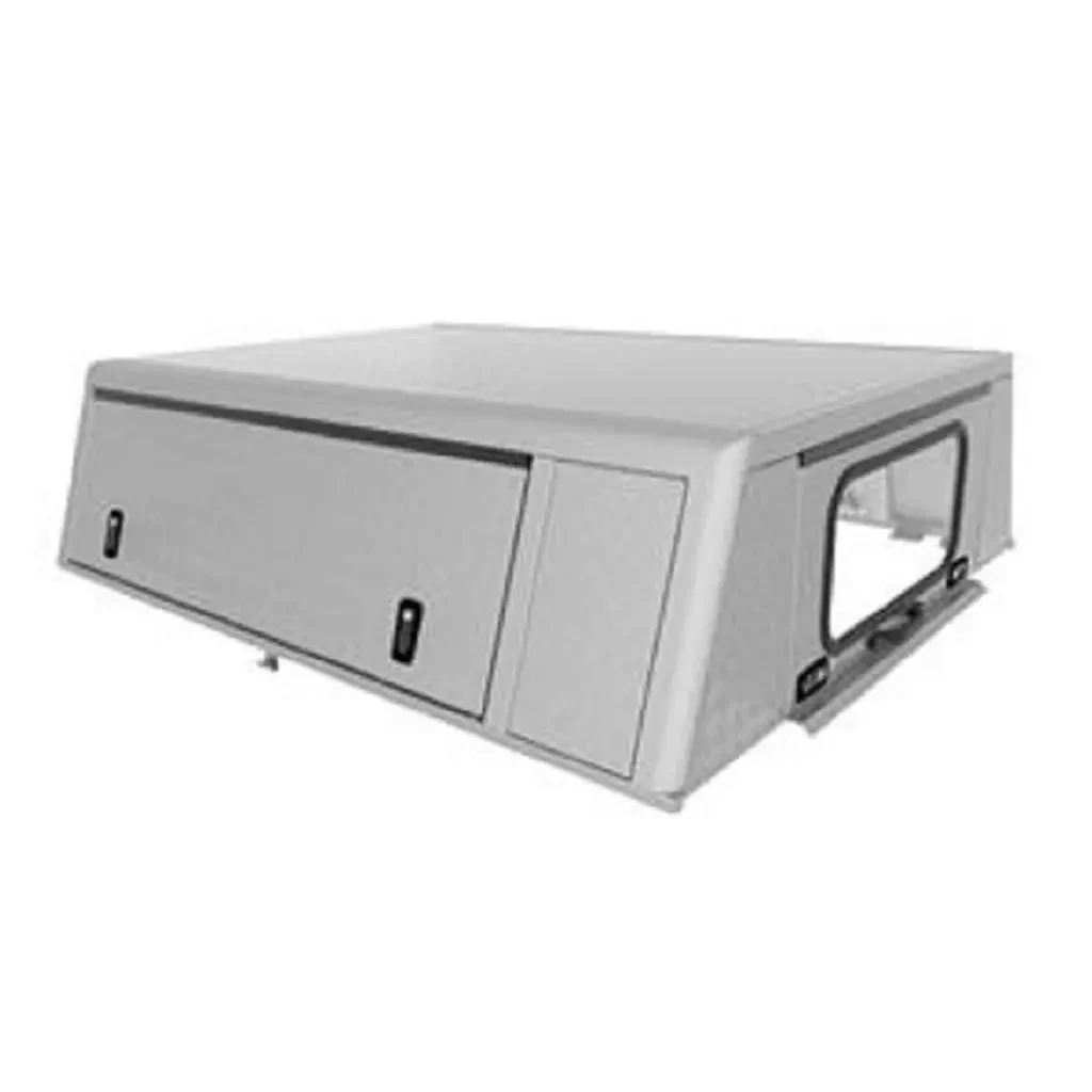 Buy Kung ALU-CAB for ISUZU D-Max 2012-2020 with a single cabin and corrugated doors gray