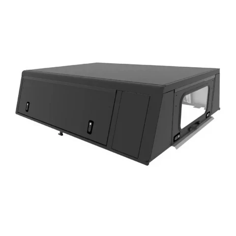 Buy Kung alu-cab for isuzu d-max from 2021 with smooth door black