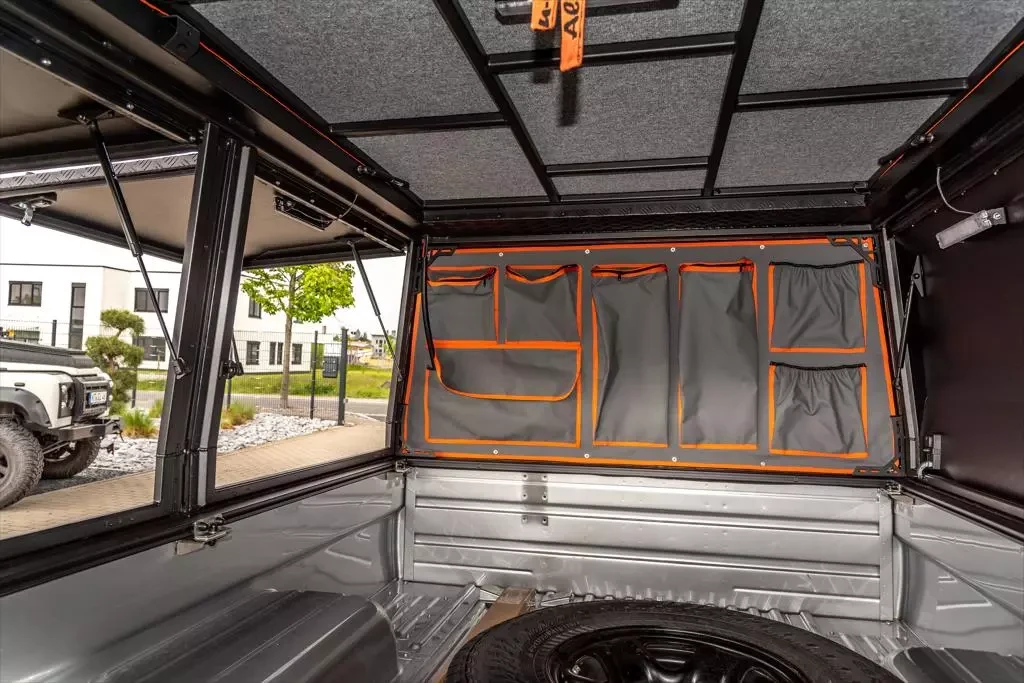 Buy Kung-kemmper Alu-Cab for Toyota Land Cruiser 79 with a single cabin gray