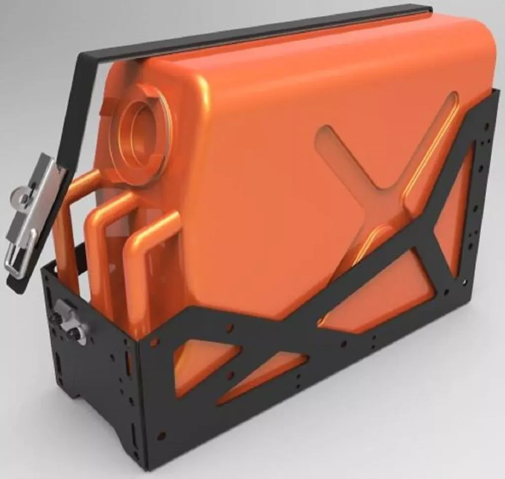 Buy ALU-CAB canister holder universal black