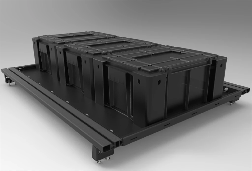 Купити Багажник на дах Alu-Cab 252x780x33 мм чорний