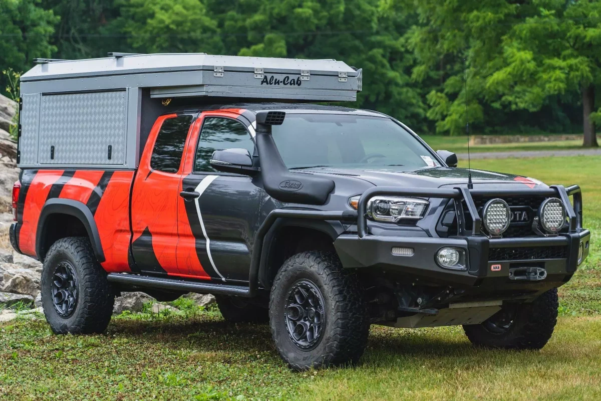 Buy Kung-kemper Alu-Cab for Toyota Tacoma from 2016 Black