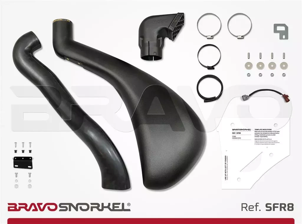 Buy Bravo Schnorkel for Jeep Wrangler YJ 1987-1996 89 mm
