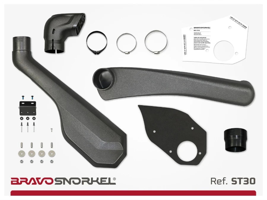 Buy Bravo Schnorkel for Toyota Hilux 126 Revo from 2016 89 mm BS-ST30