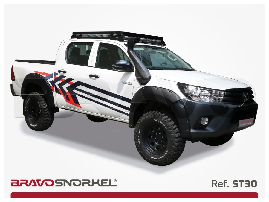 Buy Bravo Schnorkel for Toyota Hilux 126 Revo from 2016 89 mm BS-ST30